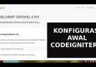 KONFIGURASI DASAR CODEIGNITER 4 #3
