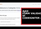 AJAX FORM VALIDASI DI CODEIGNITER 4 #7