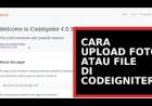 CARA UPLOAD FOTO ATAU  FILE DI CODEIGNITER 4 #8