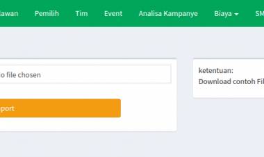 Import Data dari Excell ke MySQL dengan Codeigniter