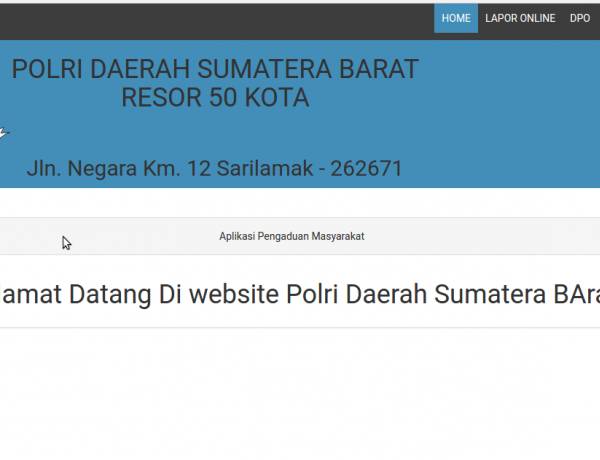 Download aplikasi Pengaduan masyarakat berbasis Web GRATIS